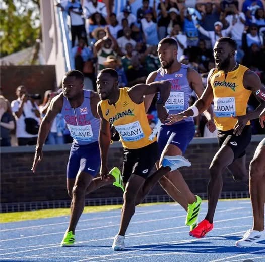 𝐎𝐅𝐅𝐈𝐂𝐈𝐀𝐋: Ghana’s 4x100m Relay Team Qualify for World Championships